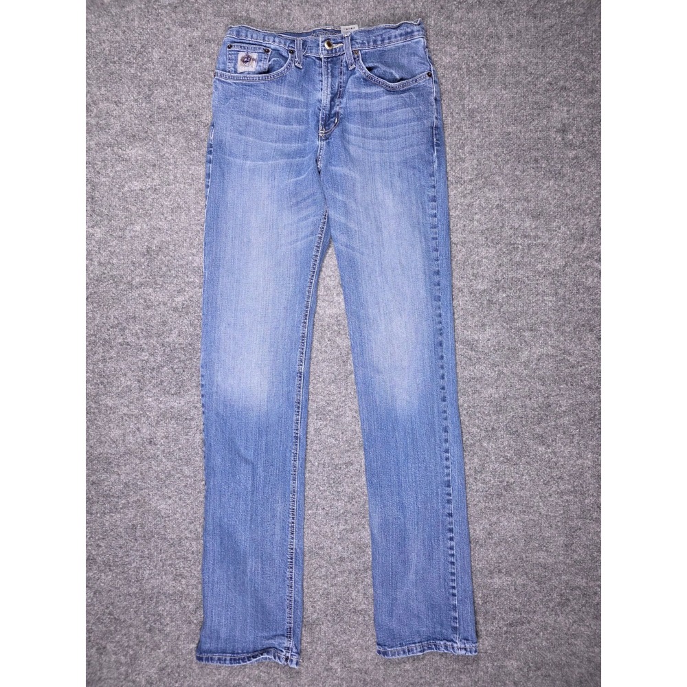 Cinch Jeans Mens 30x38 Blue Medium Wash Straight Leg Stretch Denim MB98034015